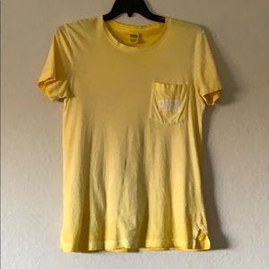 PINK Victoria’s Secret Yellow Oversized Tee